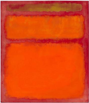 'Orange, Red, Yellow' Mark Rothko
